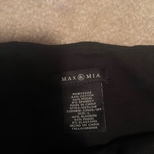 Black Max & Mia leggings